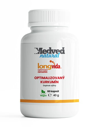Medveď natural LongVida® optimalizovaný kurkumín    60 kapsúl